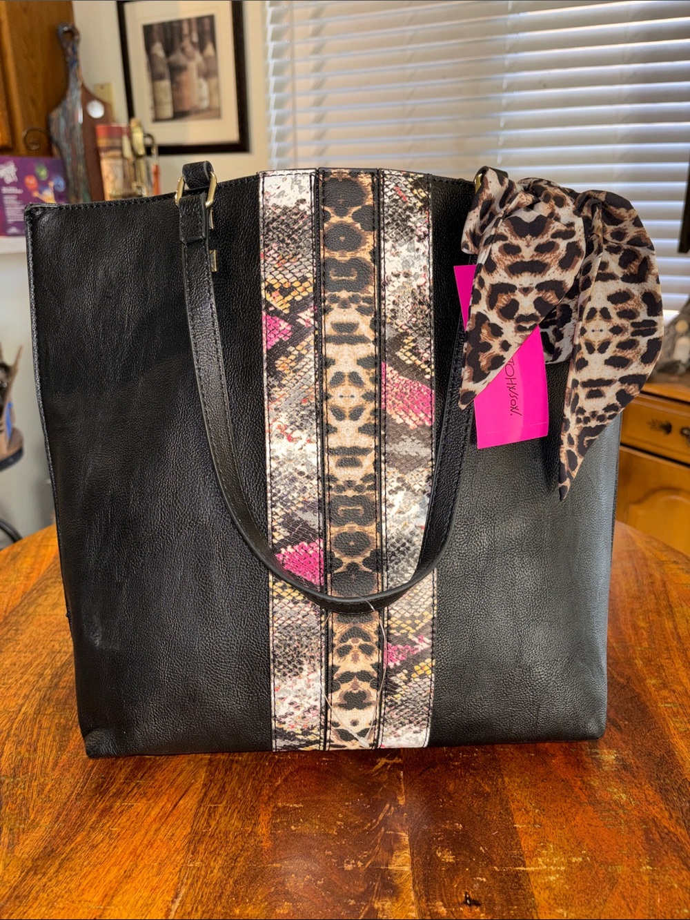 NWT Betsey Johnson Black Tote Bag